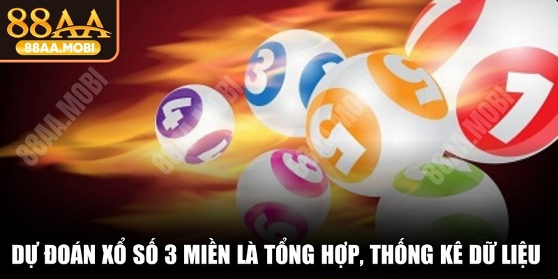 Dự đoán xổ số 3 miền là tổng hợp, thống kê dữ liệu từ nhiều kỳ quay trước đó